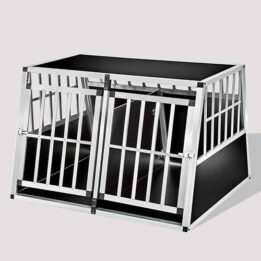 Large Double Door Dog cage With Separate board 06-0778 petproduct.com.cn