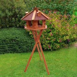 Wooden bird feeder Dia 57cm bird house 06-0979 petproduct.com.cn