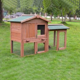 Outdoor Wooden Pet Rabbit Cage Large Size Rainproof Pet House 08-0028 petproduct.com.cn