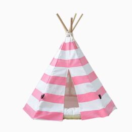 Canvas Teepee: Factory Direct Sales Pet Teepee Tent 100% Cotton 06-0943 petproduct.com.cn