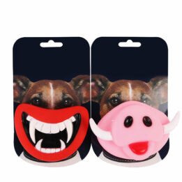 Squeak Chewing Funny Teeth Pig Nose Joke Prank Custom Vinyl Toy Pet Teething Toys For Halloween Toy petproduct.com.cn