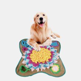Newest Design Puzzle Relieve Stress Slow Food Smell Training Blanket Nose Pad Silicone Pet Feeding Mat 06-1271 petproduct.com.cn