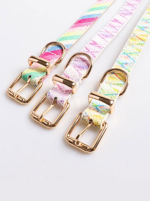 New Design Luxury Dog Collar Fashion Acrylic Dog Collar With Metal Buckle Dog Collar 06-0543 petproduct.com.cn