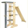 Wood Slide Cat Tree Pine Wooden Slide Cat Toys Tree house 06-0192