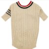 Designer Dog Clothes Wholesale Knitted Cardigan Pet Clothes Korea 06-1560