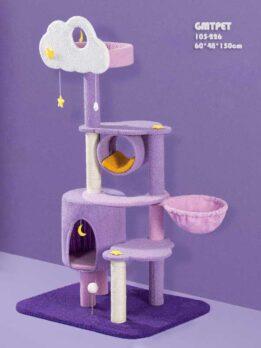 Производство OEM серия мечта фантазия кошка лазалка туманность кошачий домик кошачье дерево рай 105-226 petproduct.com.cn