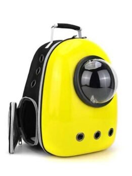 Yellow upgraded side opening cat backpack 103-45013 petproduct.com.cn