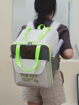 Oxford Transparent Pet Bag Cat bag Backpack 103-45093 petproduct.com.cn