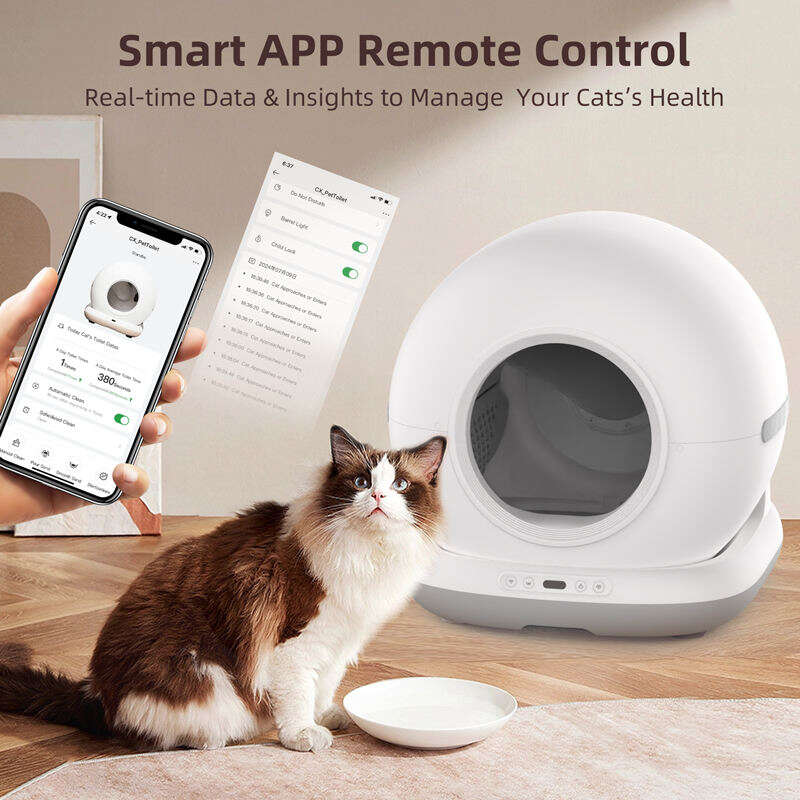 OEM Cat Litter Box Self Cleaning Smart Cat Litter Box Toilet Robot APP Control 72L Large Automatic Cat Litter Box Self-cleaning 116-5902 Pet Products Factory, OEM Manufacturer, Supplier, Agent petproduct.com.cn Smart Cat litter box, Cat Litter Box, Cat Litter Box & Accessories, Cat Litter Box And Accessories