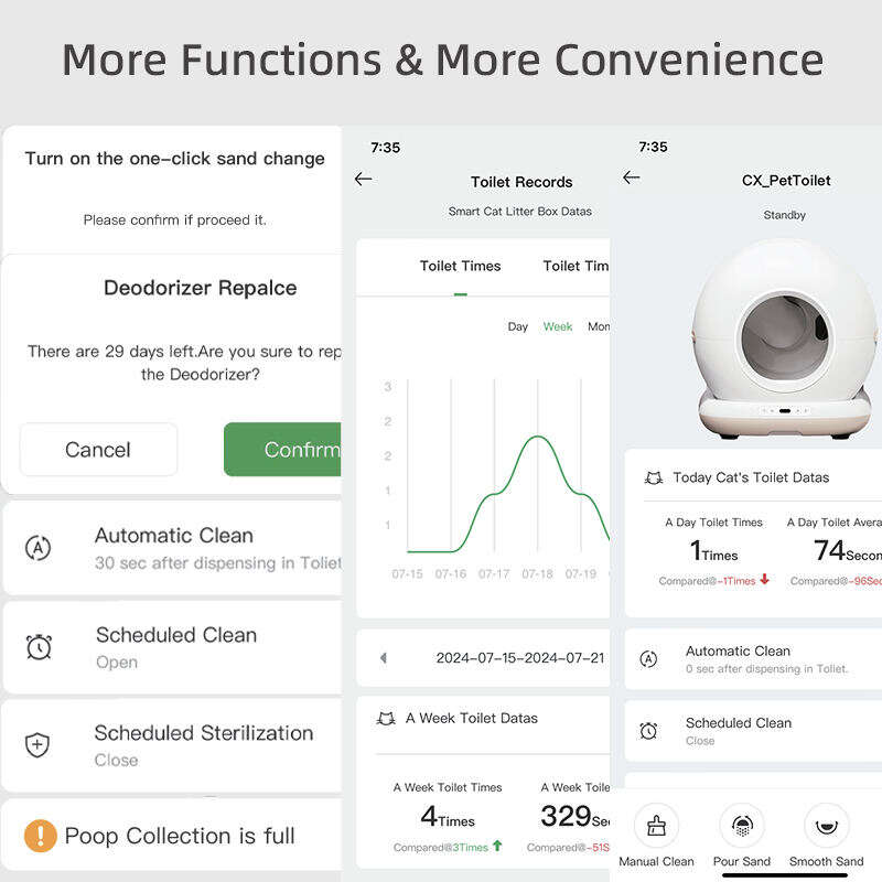 OEM Cat Litter Box Self Cleaning Smart Cat Litter Box Toilet Robot APP Control 72L Large Automatic Cat Litter Box Self-cleaning 116-5902 Pet Products Factory, OEM Manufacturer, Supplier, Agent petproduct.com.cn Smart Cat litter box, Cat Litter Box, Cat Litter Box & Accessories, Cat Litter Box And Accessories