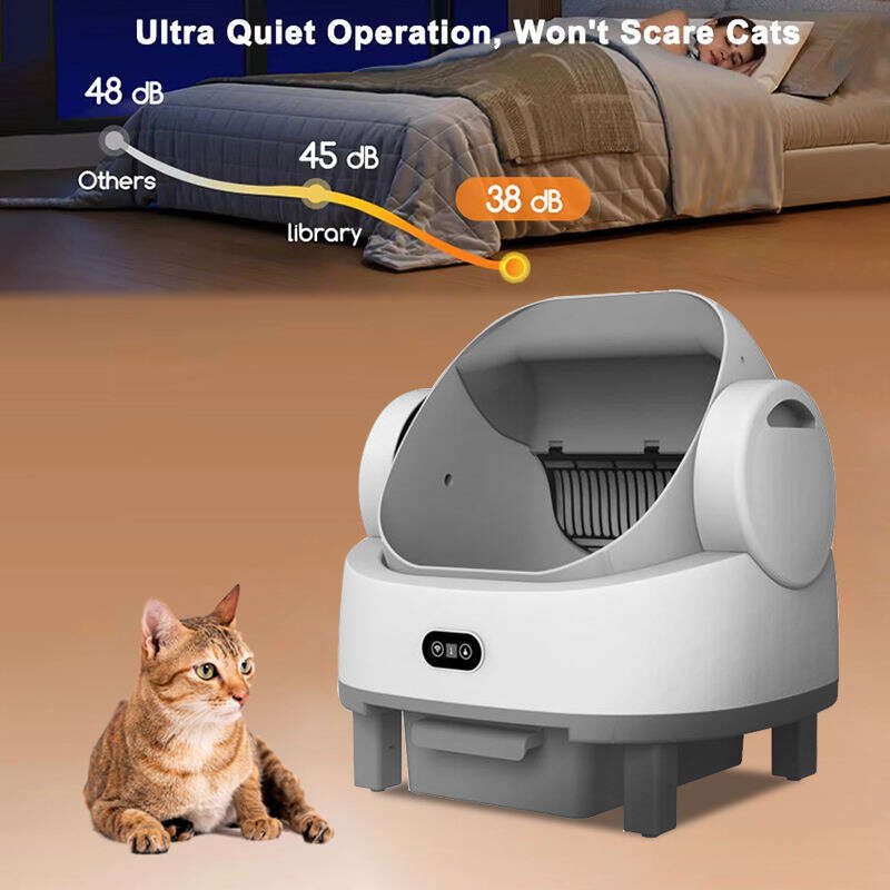 Wholesale APP Control Automatic Cat Litter Box with Safety Sensors Self Cleaning Litter Box for Multiple Cats 116-5909 Pet Products Factory, OEM Manufacturer, Supplier, Agent petproduct.com.cn Smart Cat litter box, Cat Litter Box, Cat Litter Box & Accessories, Cat Litter Box And Accessories