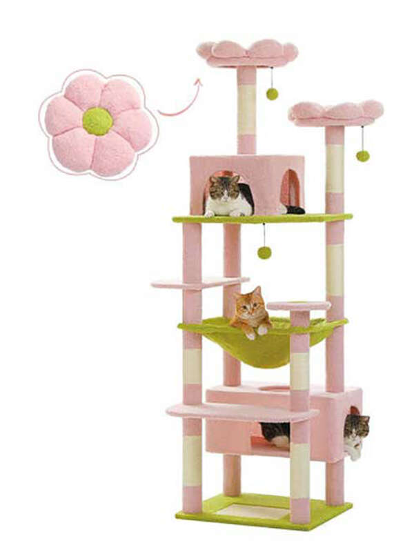 72-Inch Pink Large Indoor Cat Tree Steel Frame with 7 Scratching Posts 2 Condos Perches Flower Cat Tower Hammock for Comfort 105-62089 Pet Products Factory, OEM Manufacturer, Supplier, Agent petproduct.com.cn cat trees scratcher, bog cat tree, cat tower tree dropshipping, mushroom cat tree, purple cat tree, cat trees and scratching post, cat tree house, cat climbing tree house tower, minimalistic cat tree, cheese cat trees, cat tree tower large, cat christmas tree, cat-tree-dropshipping, cat tree for indoor cats, cat tree custom, wall-mounted cat tree, cat tree real wood, tree for big cats, wholesale cat trees, cat tree dropshipping, high quality cat tree, plastic cat tree, tree for cats 140cm, cat tree forest, custom cat tree tall, rope for cat tree, fabric for cat tree, rattan cat tree, luxury cat tree massive, simple cat tree, cat tree modern, cat tree cute, mau cat tree, cat tree wall, cat tree castle, large cat tree tower, high cat tree, 54 cat tree, cherry blossoms cat tree, cat tree 1 pieces, magic forest cat tree, cat tree house free shipping, modern wooden luxury cat tower tree, wooden cat furniture tree cat, basket cat tree, indoor stimulation tree for cats, luxury pet wooden cat tree, cute cat tree, cat tree with leaves, bookcase cat tree, real wood cat tree, pink cat tree, cat wooden tree, small cat trees, palm cat tree, luxury cat tree house, large cat tree house, cactus cat tree, lidl cat trees, cat tree parts, cat tree xl, cat wood tree, tree cat scratcher, flower cat tree, cat tree,