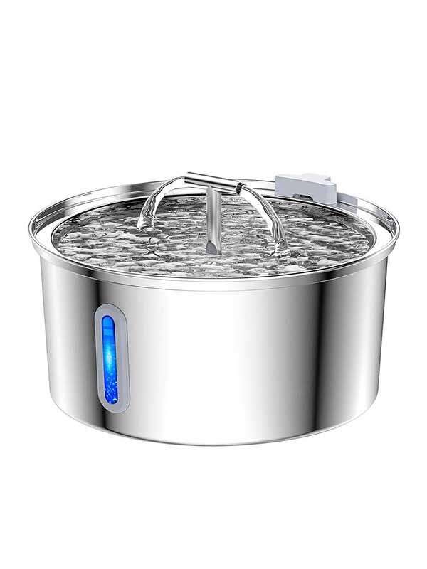 Wholesale 3.2L Stainless Steel Pet Water Dispenser Cat Water Feeder Dog Water Dispenser 120-3353 Pet Products Factory, OEM Manufacturer, Supplier, Agent petproduct.com.cn OEM ODM Wholesale stainless steel pet cat dog water dispenser Fountain